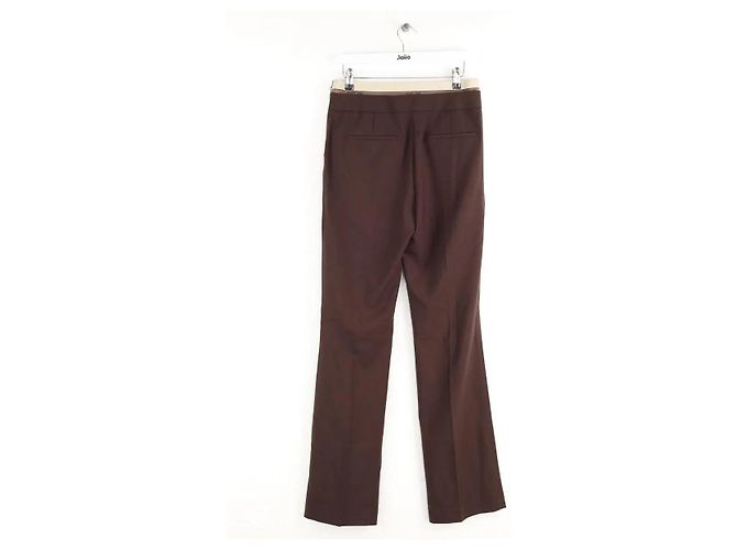 Helmut Lang Pantalones de lana marrón Castaño - vista 3