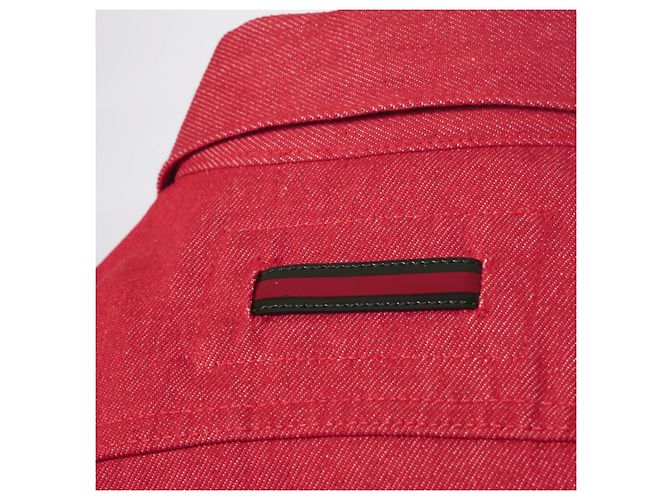 Gucci Denim rote Jacke - 90er - Ansicht 6