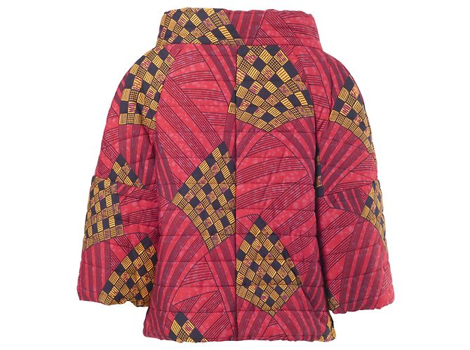 Autre Marque Chaqueta acolchada con capucha Stella Jean para mujeres con estampado gráfico Amarillo - vista 3