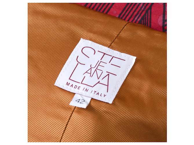 Autre Marque Chaqueta acolchada con capucha Stella Jean para mujeres con estampado gráfico Amarillo - vista 5