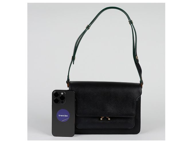 Marni Mittelgroße Schulter-Crossbody-Tasche Schwarz - Ansicht 6