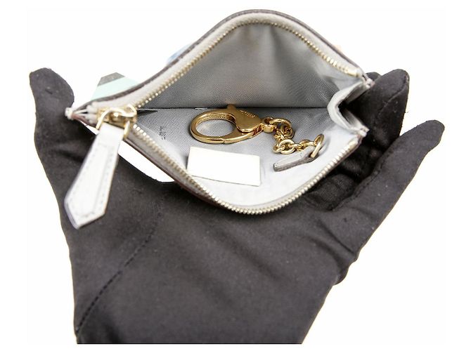 Fendi Portafoglio con borchie arcobaleno Marrone - vista 12