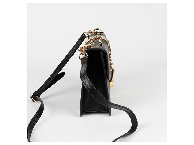 Gucci Silvie Vista Piccola Borsa a Spalla Nero - vista 5