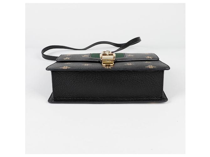 Gucci Silvie Vista Piccola Borsa a Spalla Nero - vista 6