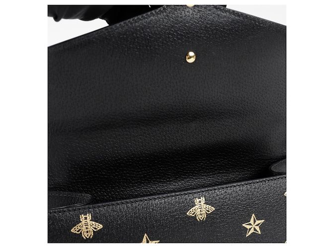 Gucci Silvie Vista Piccola Borsa a Spalla Nero - vista 8