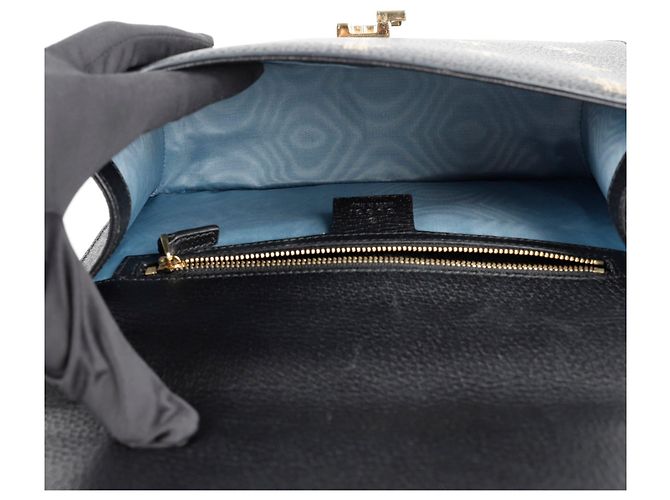 Gucci Silvie Vista Piccola Borsa a Spalla Nero - vista 9