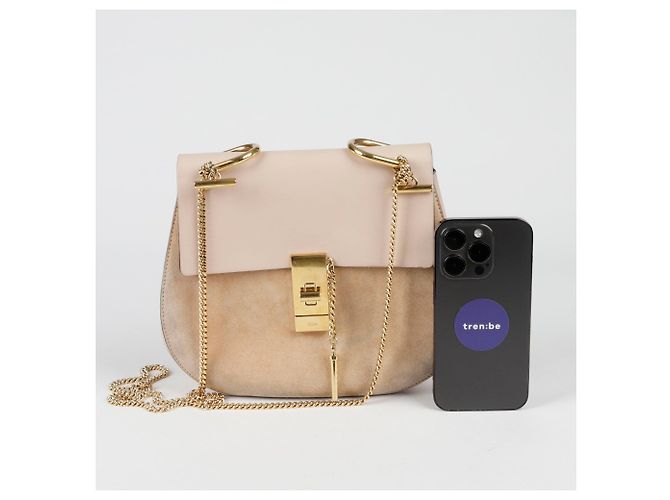 Chloé Kleine Drew Schultertasche Pink - Ansicht 9
