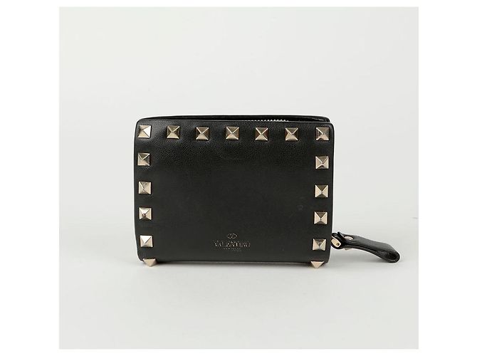 Valentino Portafoglio bi-fold Rockstud - vista 3
