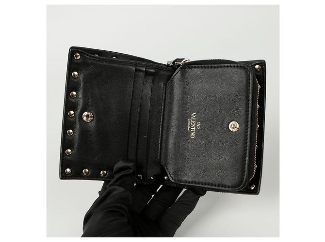 Valentino Portafoglio bi-fold Rockstud - vista 8
