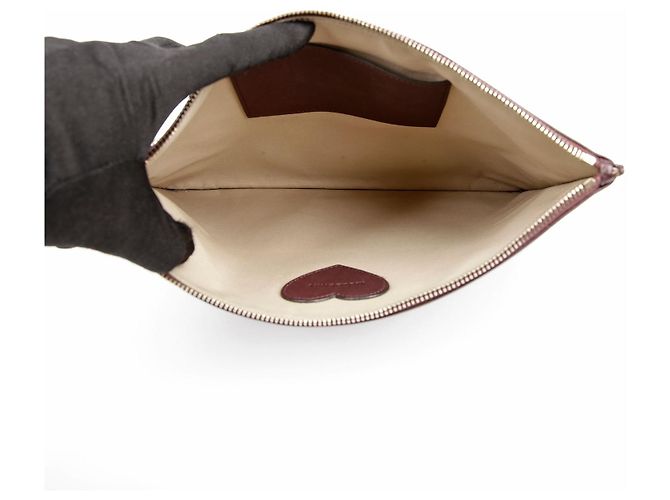 Bolso Mulberry Collar Stud de cuero burdeos - vista 8