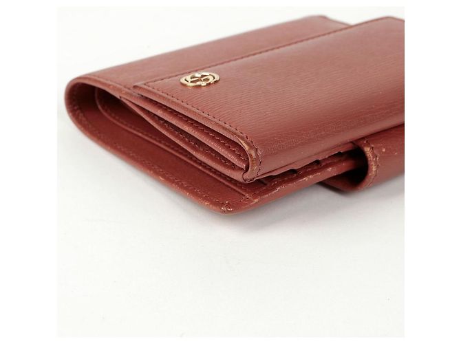 Gucci Interlocking Flap Medium Wallet Pink - view 10