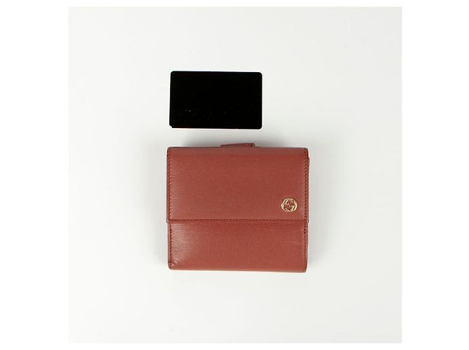 Gucci Interlocking Flap Medium Wallet Pink - view 18