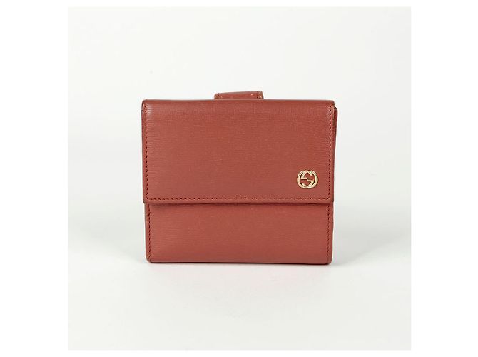 Gucci Interlocking Flap Medium Wallet Pink - view 2