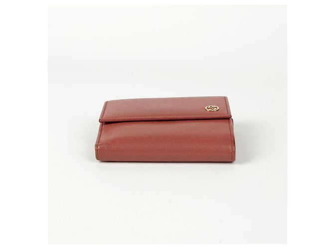 Gucci Interlocking Flap Medium Wallet Pink - view 7