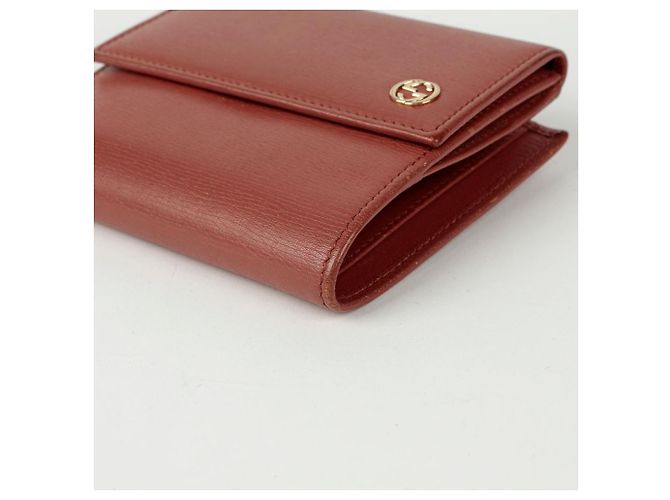 Gucci Interlocking Flap Medium Wallet Pink - view 8