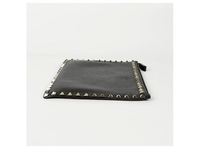 Valentino Clutch Rockstud Nero - vista 5