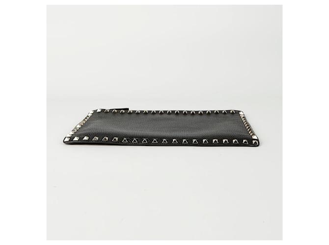 Valentino Clutch Rockstud Nero - vista 6