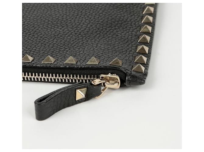 Valentino Clutch Rockstud Nero - vista 7