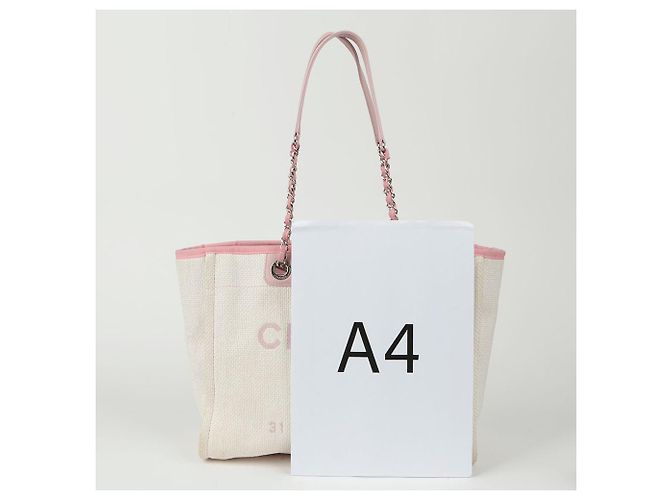 Chanel Deauville Medium Schultertasche Pink - Ansicht 10