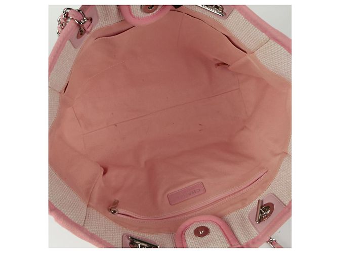 Chanel Deauville Medium Schultertasche Pink - Ansicht 11