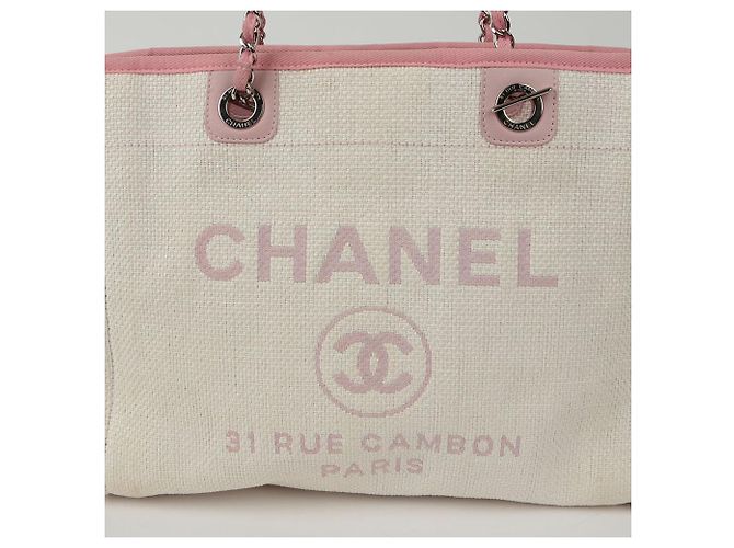 Chanel Deauville Medium Schultertasche Pink - Ansicht 2