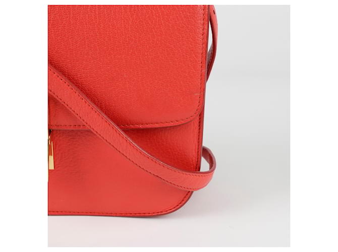 Classic Box Céline Borsa a spalla classica media Rosso - vista 3