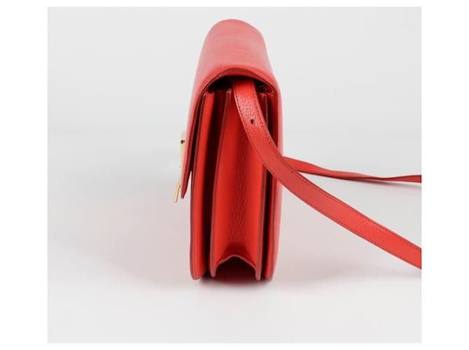 Classic Box Céline Borsa a spalla classica media Rosso - vista 4