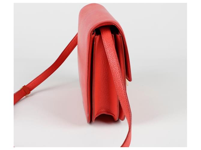 Classic Box Céline Borsa a spalla classica media Rosso - vista 7