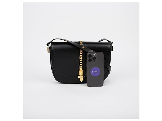 Gucci Borsa a Spalla Silvy Piccola Nero - vista 7