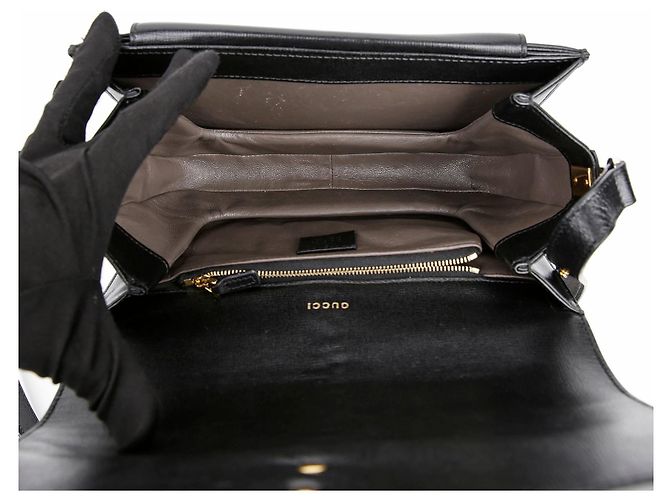 Gucci Borsa a Spalla Silvy Piccola Nero - vista 9