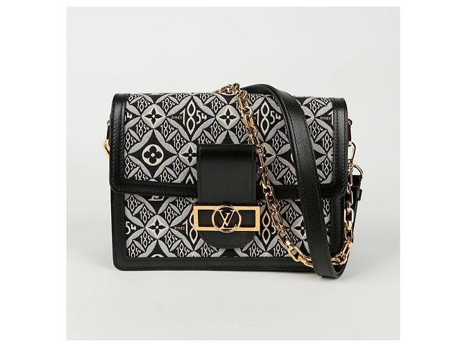Louis Vuitton Borsa a Spalla Dauphine MM Nero - vista 2