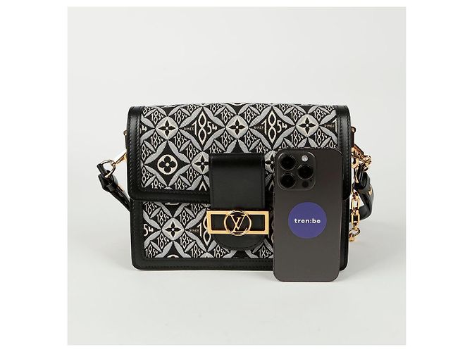 Louis Vuitton Borsa a Spalla Dauphine MM Nero - vista 9