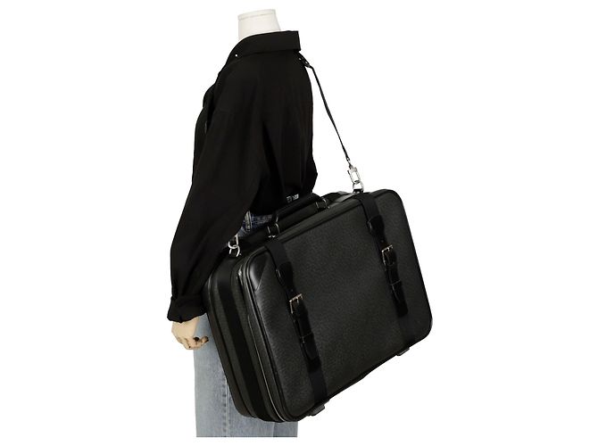 Louis Vuitton Sac à main Taiga Satellite Noir - vue 15