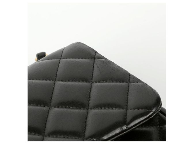 Chanel Borsa a tracolla classica con pattina grande Nero - vista 10