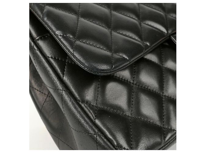 Chanel Borsa a tracolla classica con pattina grande Nero - vista 12