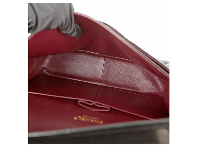 Chanel Borsa a tracolla classica con pattina grande Nero - vista 17
