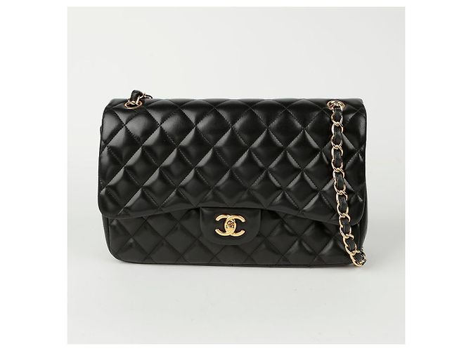 Chanel Borsa a tracolla classica con pattina grande Nero - vista 2