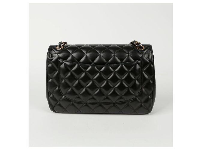 Chanel Borsa a tracolla classica con pattina grande Nero - vista 4