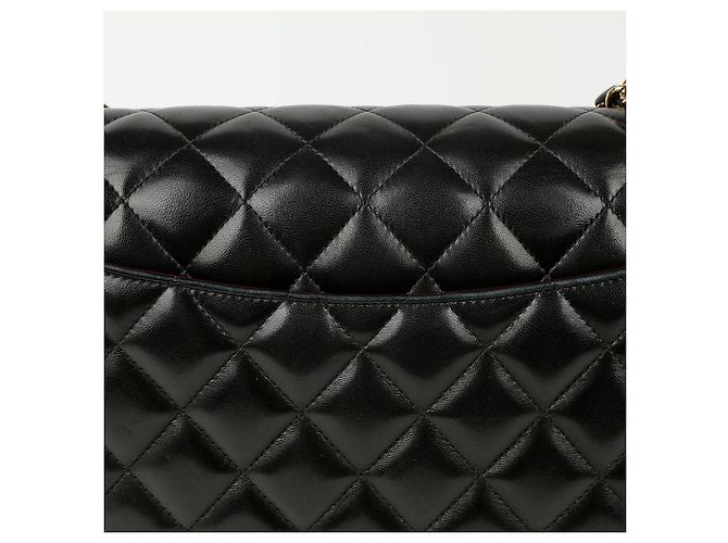 Chanel Borsa a tracolla classica con pattina grande Nero - vista 5