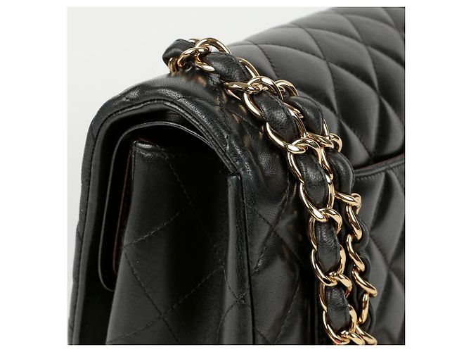 Chanel Borsa a tracolla classica con pattina grande Nero - vista 7