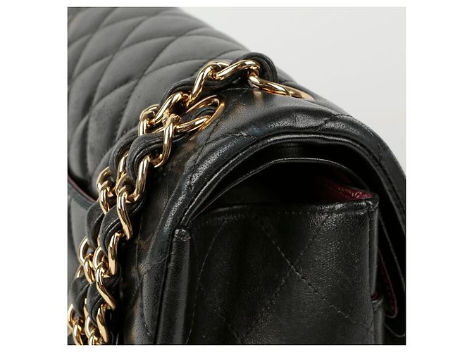 Chanel Borsa a tracolla classica con pattina grande Nero - vista 8