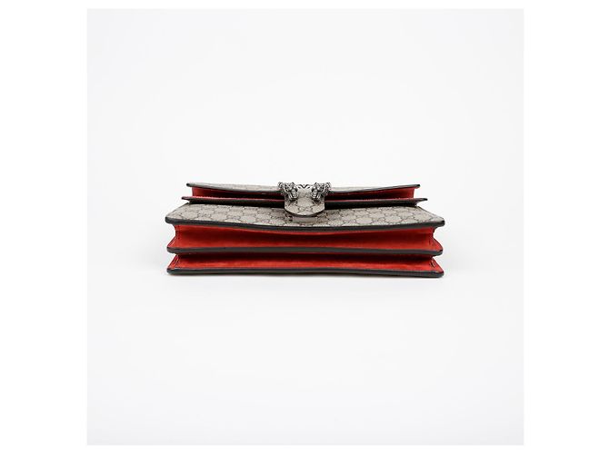 Gucci Borsa a spalla Diodorus con catena piccola Marrone - vista 4