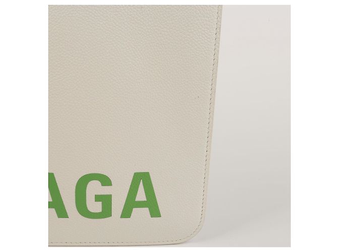 Balenciaga Clutch Logo Verde - vista 7