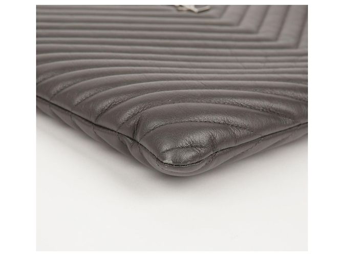 Saint Laurent Clutch Porta Documenti Monogram Marrone - vista 5