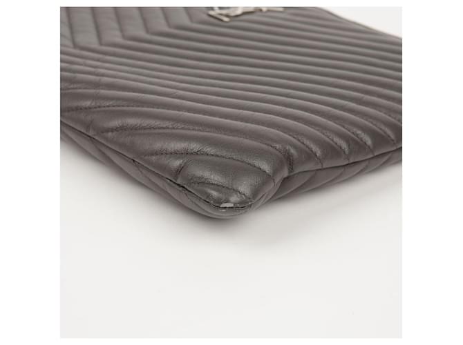 Saint Laurent Clutch Porta Documenti Monogram Marrone - vista 6