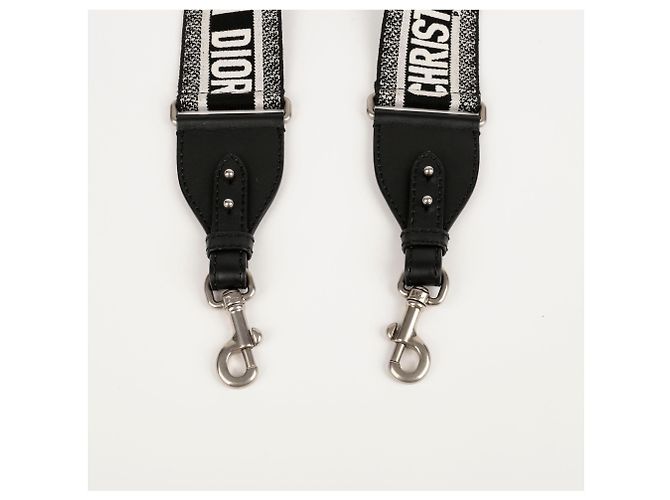 Dior Houndstooth Ring Shoulder Strap Black - view 3