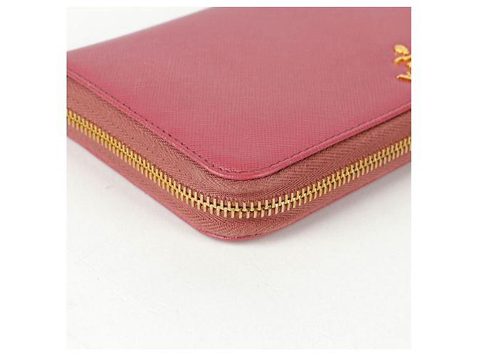 Saffiano Prada Cartera redonda Rosa - vista 10