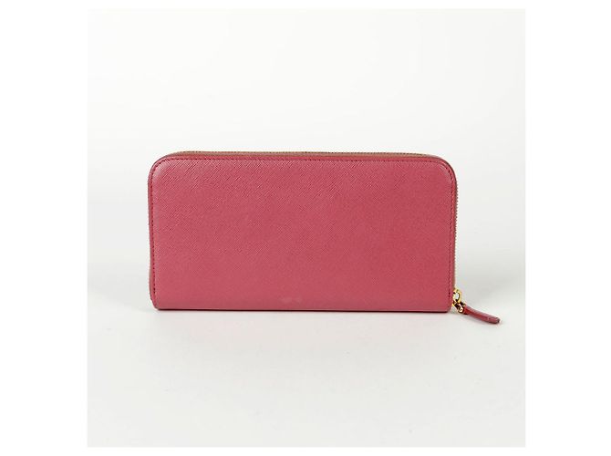 Saffiano Prada Cartera redonda Rosa - vista 4