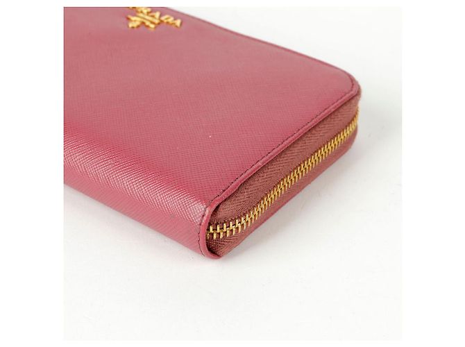 Saffiano Prada Cartera redonda Rosa - vista 7