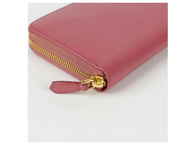 Saffiano Prada Cartera redonda Rosa - vista 8